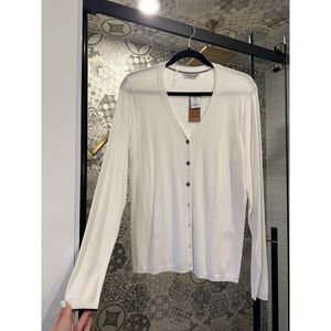 Denver Hayes White Cardigan